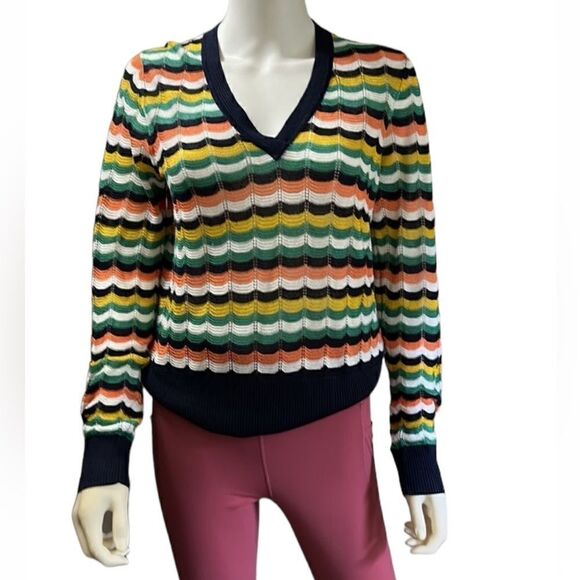 Brooks Brothers Chevron Stripped Sweater - Picture 1 of 6